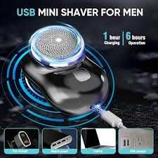 Mini Afeitadora Portátil 7200RPM para afeitado profesional sin irritación