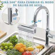 Grifo HydroFlex 3 modos para ahorro inteligente de agua en cocina