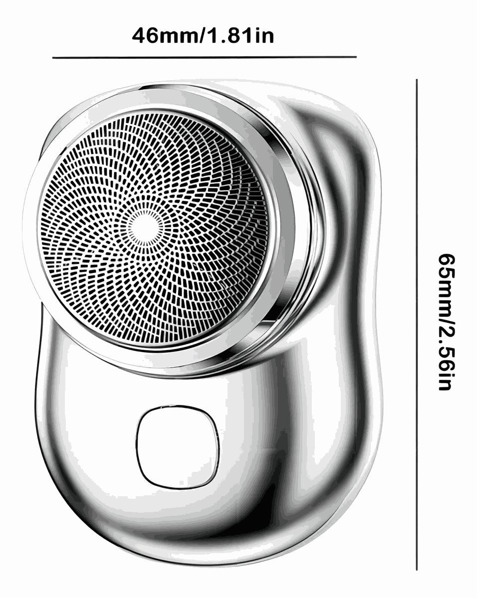 Mini Afeitadora Portátil 7200RPM para afeitado profesional sin irritación