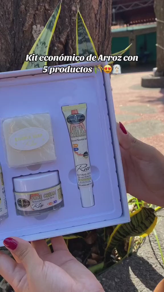 Kit  Facial Skincare De Arroz Coreano