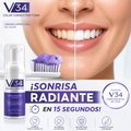 Sonrisa Radiante en 15 Segundos - Espuma Blanqueadora V34